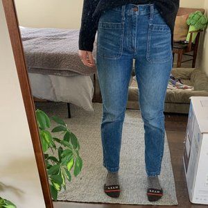 Madewell Classic Straight Full-Length Jeans: Surplus Pocket Edition